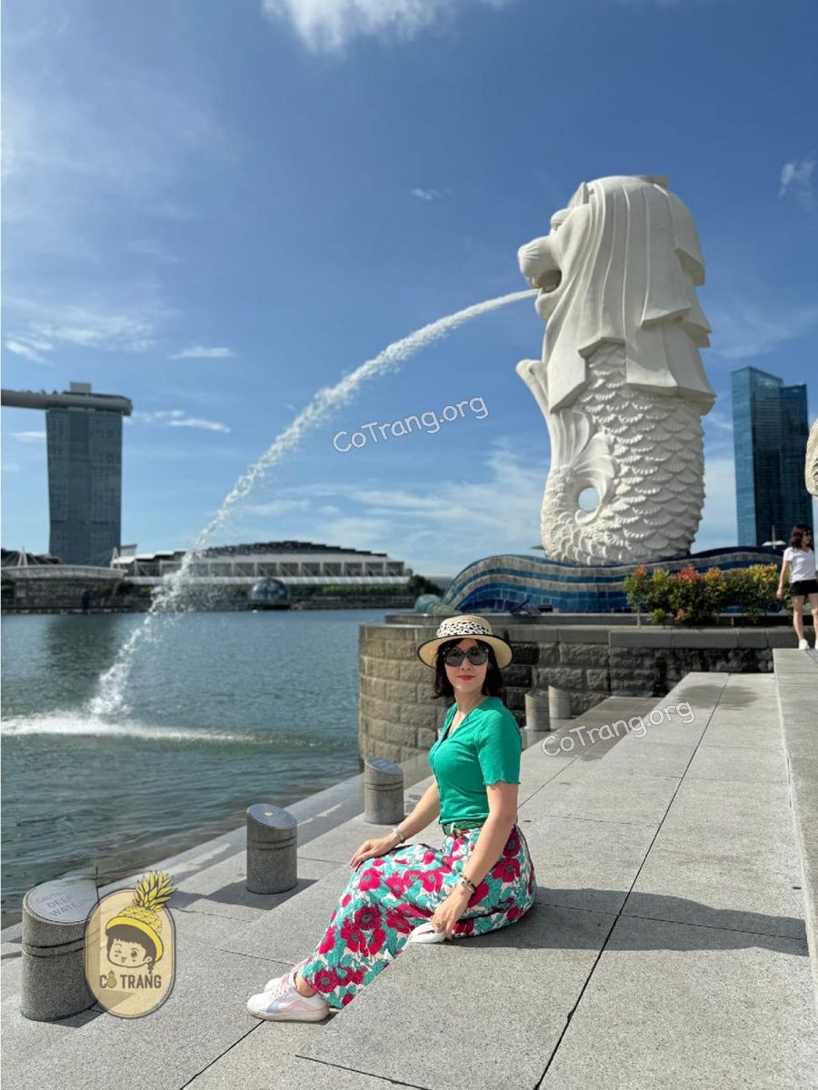 tượng sư tử biển singapore